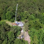 09.06.2017 Kielce. Montaż krzyża na górze Brusznia. / Krzysztof Dziewięcki / TVP Kielce