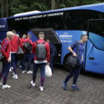 12.06.2017 Kielce. Reprezentacja Angli w turnieju UEFA EURO U21 dotarła do hotelu. / Jarosław Kubalski / Radio Kielce