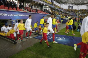 16.06.2017 Kielce. Euro U21. Mecz Szwecja - Anglia. / Jarosław Kubalski / Radio Kielce