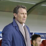 16.06.2017 Kielce. Euro U21. Mecz Szwecja - Anglia. Trener reprezentacji Anglii Adrian Boothroyd. / Jarosław Kubalski / Radio Kielce