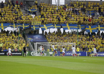 16.06.2017 Kielce. Euro U21. Mecz Szwecja - Anglia. / Jarosław Kubalski / Radio Kielce