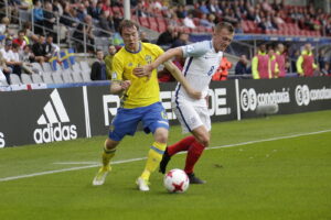 16.06.2017 Kielce. Euro U21. Mecz Szwecja - Anglia. / Jarosław Kubalski / Radio Kielce