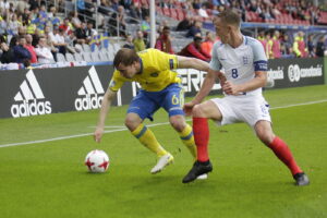 16.06.2017 Kielce. Euro U21. Mecz Szwecja - Anglia. / Jarosław Kubalski / Radio Kielce