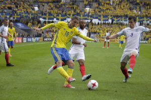 16.06.2017 Kielce. Euro U21. Mecz Szwecja - Anglia. / Jarosław Kubalski / Radio Kielce