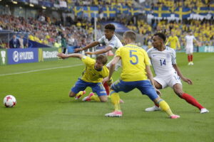 16.06.2017 Kielce. Euro U21. Mecz Szwecja - Anglia. / Jarosław Kubalski / Radio Kielce