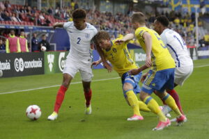 16.06.2017 Kielce. Euro U21. Mecz Szwecja - Anglia. / Jarosław Kubalski / Radio Kielce