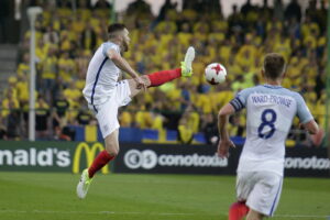 16.06.2017 Kielce. Euro U21. Mecz Szwecja - Anglia. / Jarosław Kubalski / Radio Kielce