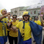 16.06.2017. Kielce . Przemarsz kibiców szwedzkich. / Jarosław Kubalski / Radio Kielce