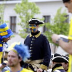 16.06.2017. Kielce . Przemarsz kibiców szwedzkich. / Jarosław Kubalski / Radio Kielce