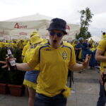 16.06.2017. Kielce . Przemarsz kibiców szwedzkich. / Jarosław Kubalski / Radio Kielce