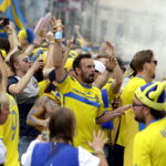 16.06.2017. Kielce . Przemarsz kibiców szwedzkich. / Jarosław Kubalski / Radio Kielce