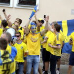 16.06.2017. Kielce . Przemarsz kibiców szwedzkich. / Jarosław Kubalski / Radio Kielce