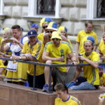 16.06.2017. Kielce . Przemarsz kibiców szwedzkich. / Jarosław Kubalski / Radio Kielce