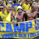 16.06.2017. Kielce . Przemarsz kibiców szwedzkich. / Jarosław Kubalski / Radio Kielce