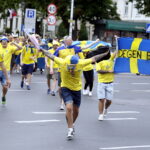 16.06.2017. Kielce . Przemarsz kibiców szwedzkich. / Jarosław Kubalski / Radio Kielce