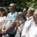 18.06.2017 Kielce. Góra Brusznia. Poświęcenie krzyża powstańczego. / Jarosław Kubalski / Radio Kielce