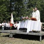 18.06.2017 Kielce. Góra Brusznia. Poświęcenie krzyża powstańczego. / Radio Kielce