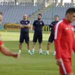 18.06.2017 Kielce. Reprezentacja Słowacji U21 podczas treningu na Kolporter Arenie. / Jarosław Kubalski / Radio Kielce