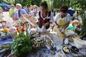 18.06.2017 Kielce. Konkurs „Nasze Kulinarne Dziedzictwo - Smaki Regionów” i koncert finalistów Buskich Spotkań z Folklorem. / Jarosław Kubalski / Radio Kielce