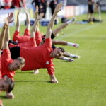 21.06.21 Kielce. Reprezentacja Polski U21 w piłce nożnej podczas oficjalnego treningu na Kolporter Arenie. / Jarosław Kubalski / Radio Kielce