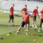 21.06.21 Kielce. Reprezentacja Polski U21 w piłce nożnej podczas oficjalnego treningu na Kolporter Arenie. / Jarosław Kubalski / Radio Kielce