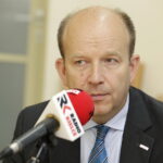 22.06.2017 Kielce. Minister zdrowia Konstanty Radziwiłł w rozmowie z Radosławem Podsiadłym. / Jarosław Kubalski / Radio Kielce