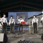 24.06.2017 Kielce. Święto Kielc. Koncert zespołu GAYERSTREETS z partnerskiego miasta Gotha. / Jarosław Kubalski / Radio Kielce