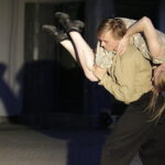 24.06.2017 Kielce. Święto Kielc. Spektakl ,,27 krótkich spojrzeń" w wykonaniu grupy LINEACT. / Jarosław Kubalski / Radio Kielce