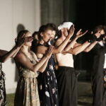 24.06.2017 Kielce. Święto Kielc. Spektakl ,,27 krótkich spojrzeń" w wykonaniu grupy LINEACT. / Jarosław Kubalski / Radio Kielce