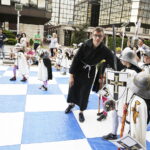 24.06.2017 Kielce. Święto Kielc. Żywe szachy na Placu Konstytucji. / Jarosław Kubalski / Radio Kielce