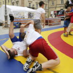 24.06.2017 Kielce. Święto Kielc. Zapasy na Placu Literatów. / Jarosław Kubalski / Radio Kielce