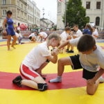 24.06.2017 Kielce. Święto Kielc. Zapasy na Placu Literatów. / Jarosław Kubalski / Radio Kielce