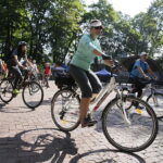 25.06.2017 Kielce. I Kielecki Rajd Rowerowy. / Jarosław Kubalski / Radio Kielce