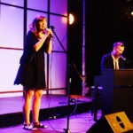 25.06.2017 Kielce. Święto Kielc. Marek Tercz i Ilona Sojda podczas koncertu na scenie letniej KCK. / Jarosław Kubalski / Radio Kielce