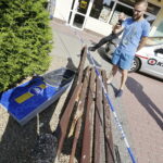 28.06.2017 Kielce. Złodzieje wysadzili bankomat przy ulicy Konopnickiej na Bocianku. / Jarosław Kubalski / Radio Kielce