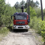 29.06.2017 Bugaj. Pożar lasu. Straży pożarnej pomagały samoloty gaśnicze Dromader. / Jarosław Kubalski / Radio Kielce