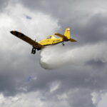 29.06.2017 Bugaj. Pożar lasu. Straży pożarnej pomagały samoloty gaśnicze Dromader. / Jarosław Kubalski / Radio Kielce