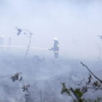 29.06.2017 Bugaj. Pożar lasu. Straży pożarnej pomagały samoloty gaśnicze Dromader. / Jarosław Kubalski / Radio Kielce