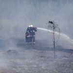 29.06.2017 Bugaj. Pożar lasu. Straży pożarnej pomagały samoloty gaśnicze Dromader. / Jarosław Kubalski / Radio Kielce