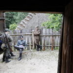 30.06.2017 Tokarnia. Park Etnograficzny. Zdjęcia do filmu "Wilk" w reżyserii Dionizego Krawczyńskiego. / Jarosław Kubalski / Radio Kielce