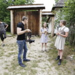 30.06.2017 Tokarnia. Park Etnograficzny. Zdjęcia do filmu "Wilk" w reżyserii Dionizego Krawczyńskiego. / Jarosław Kubalski / Radio Kielce