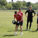 19.06.2017 Kielce. Piłkarze Korony Kielce podczas treningu na stadionie przy ulicy Prostej. / Jarosław Kubalski / Radio Kielce