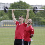 19.06.2017 Kielce. Piłkarze Korony Kielce podczas treningu na stadionie przy ulicy Prostej. / Jarosław Kubalski / Radio Kielce