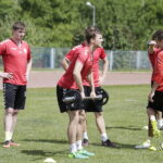 19.06.2017 Kielce. Piłkarze Korony Kielce podczas treningu na stadionie przy ulicy Prostej. / Jarosław Kubalski / Radio Kielce