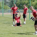 19.06.2017 Kielce. Piłkarze Korony Kielce podczas treningu na stadionie przy ulicy Prostej. / Jarosław Kubalski / Radio Kielce