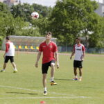 19.06.2017 Kielce. Piłkarze Korony Kielce podczas treningu na stadionie przy ulicy Prostej. / Jarosław Kubalski / Radio Kielce