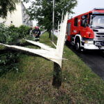 28.06.2017 Kielce. Złamane drzewo przy ulicy Warszawskiej. / Jarosław Kubalski / Radio Kielce