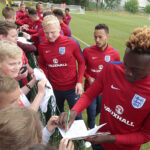 Kielce. UEFA EURO U21 Polska 2017 - trening młodzieżowej reprezentacji Anglii / Włodzimierz Batóg / Radio Kielce