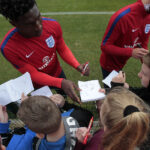 Kielce. UEFA EURO U21 Polska 2017 - trening młodzieżowej reprezentacji Anglii / Włodzimierz Batóg / Radio Kielce