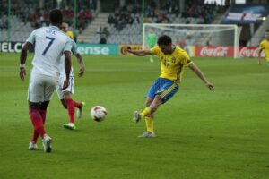 16.06.2017 Kielce. Euro U21. Mecz Szwecja - Anglia / Włodzimierz Batóg / Radio Kielce